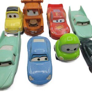 8 Fun Comic Hard Plastic Car Toys  Disney & Pixer Diecast